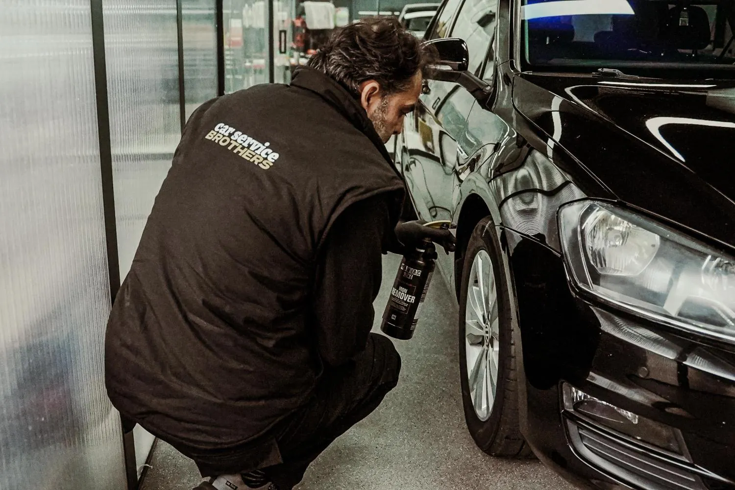 Velg wordt grondig gereinigd